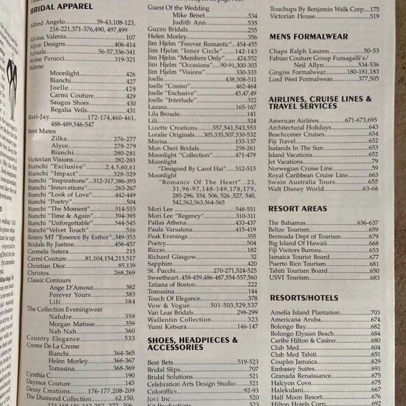 Vintage MODERN BRIDE Magazine August/September 1995 Edition - Picture 8 of 9